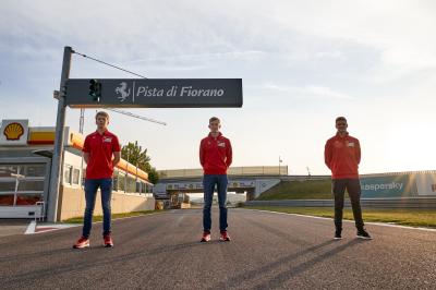 Shwartzman gets first F1 run as Ferrari juniors prep for test debuts