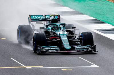 Vettel makes Aston Martin debut as 2021 F1 car hits track at Silverstone