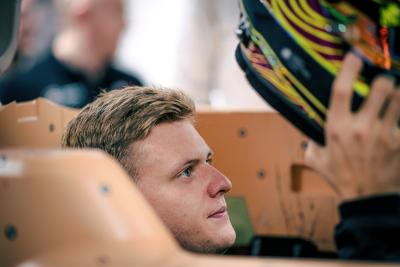 Behind-the-scenes images from Schumacher’s Mercedes F1 seat fit