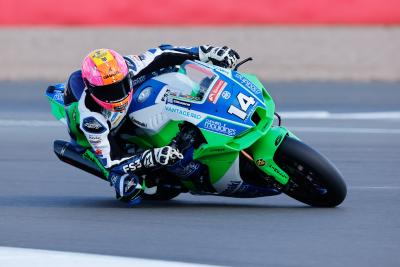 Lee Jackson for Kawasaki 2023 Round One BSB at Silverstone