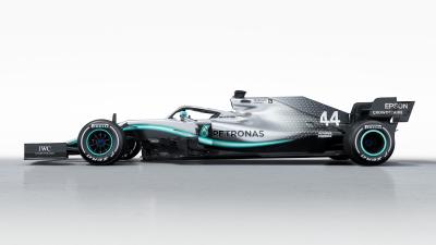 Mercedes F1 reveals W10 car with fresh livery