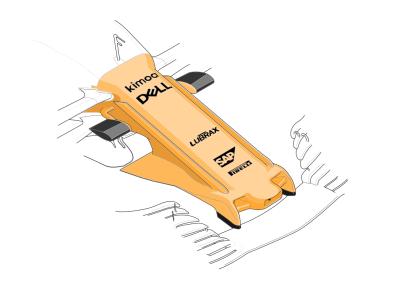 McLaren, MCL33, nose,