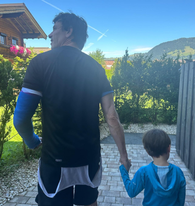 Toto Wolff suffers injury while mountain biking on his family holiday