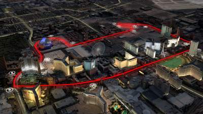 Las Vegas GP track map