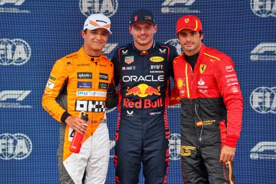 Verstappen storms to pole ahead of Sainz and Norris in dramatic qualifying