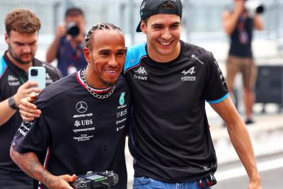 Hamilton rekindles childhood passion with remote control car race at Suzuka