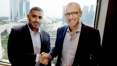 beIN SPORTS CEO, Yousef Al-Obaidly and Formula 1 CEO Stefano Domenicali