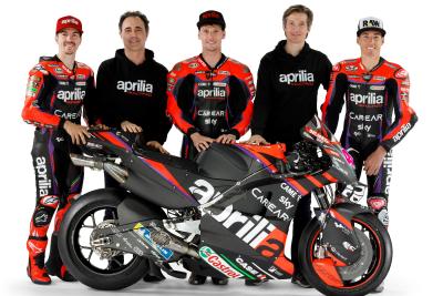 Espargaro, Vinales, Savadori, Albesiano, Rivola, 2023 Aprilia