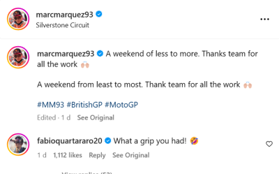 Lelucon Kura-Kura dari Pertarungan Marquez vs Quartararo