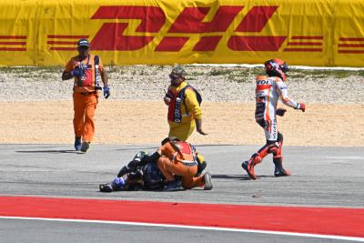 Aleix Espargaro on Marc Marquez’s crash: “They have to ban him for one race