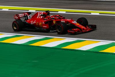 Vettel pulls clear in final Brazilian GP practice