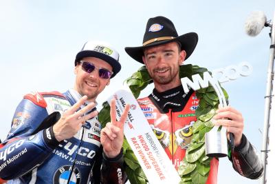 NW200: Alastair Seeley extends record with treble