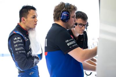 Toro Rosso “surprised” by Albon’s strong technical feedback