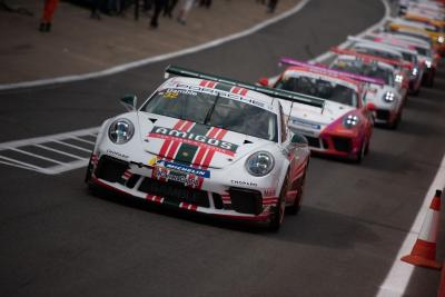 Gamble claims maiden Porsche win in incident strewn second race