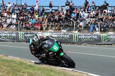 TT 2018: Dunlop completes treble with maiden Lightweight win