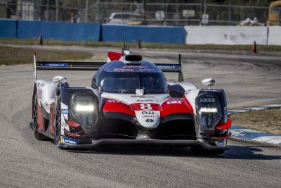 Toyota on-track at Sebring in preparation for WEC race