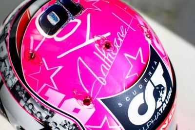 Pierre Gasly reveals special F1 helmet tribute to Hubert