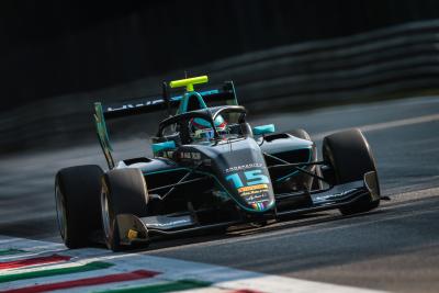 Hughes wins frenetic F3 race at Monza, Piastri taken out
