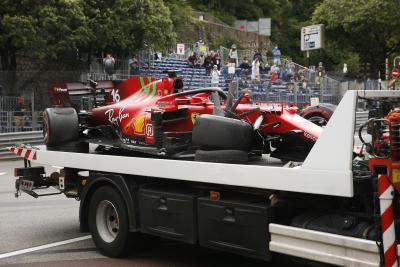 Ferrari Pastikan Kerusakan Mobil Leclerc Didapat dari Kualifikasi