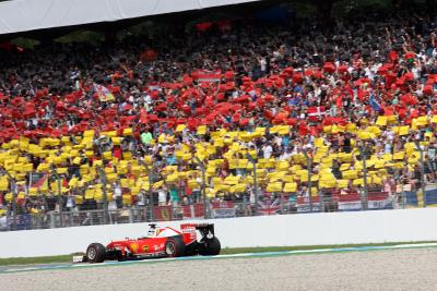 Sebastian Vettel, Ferrari, German GP,