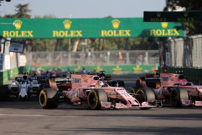 Sergio Perez, Esteban Ocon, Azerbaijan Grand Prix,