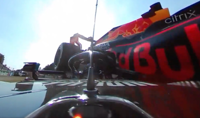 WATCH: Dramatic new F1 footage shows Verstappen's wheel hit Hamilton