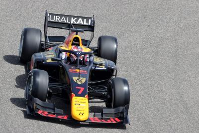 Lawson fends off Daruvala to win maiden Formula 2 race in Bahrain