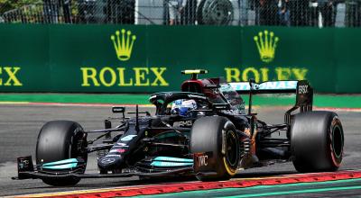 Bottas fastest, Hamilton 18th in Belgian GP practice as F1 returns