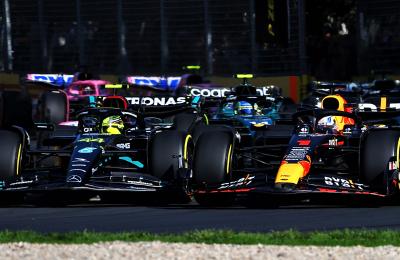 Verstappen accuses Hamilton of ‘not respecting’ rules in first-lap battle