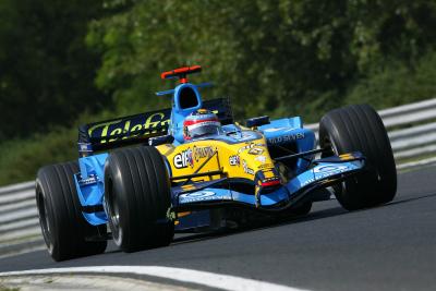 Alonso akan mendemonstrasikan mobil F1 Renault R25 pemenang gelar di Abu Dhabi