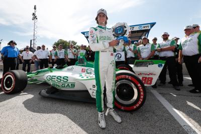 Colton Herta takes maiden IndyCar pole at Road America