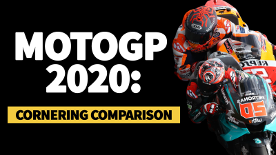 MotoGP 2020: Cornering comparison