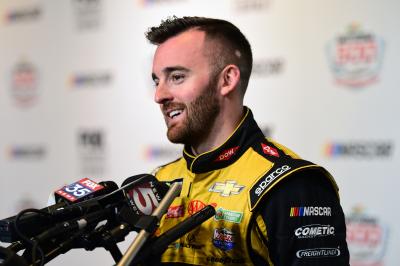 Austin Dillon bests Almirola for Talladega Pole