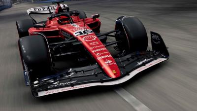 Ferrari reveal special red and white livery for Las Vegas