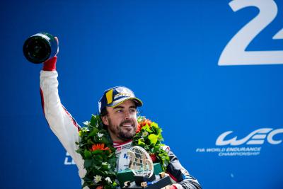 Alonso: Kemenangan Toyota 'di level yang lebih tinggi' daripada kemenangan Le Mans lainnya