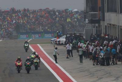 MotoGP to remove artificial grass, reconsider flag-to-flag