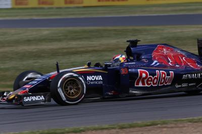 Verstappen knocked sideways by wild Silverstone exit