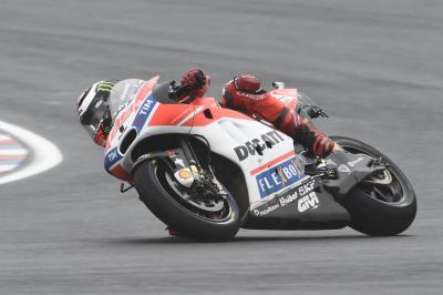 Rear brake helping Lorenzo tame Ducati