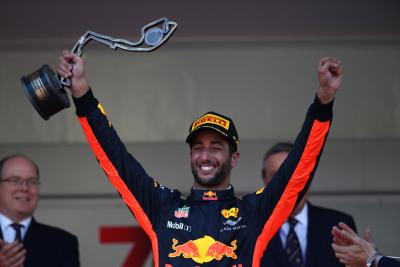 28.05.2017 - Race, 3rd place Daniel Ricciardo (AUS) Red Bull Racing RB13