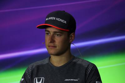 22.06.2017 - Press conference, Stoffel Vandoorne (BEL) McLaren MCL32