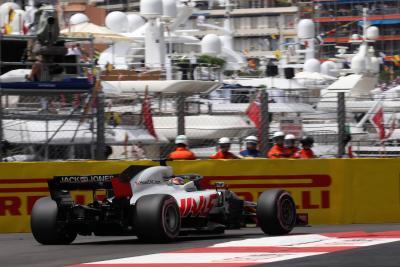 GP Monaco awal pemulihan F1 Grosjean - Steiner