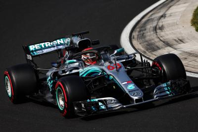 Russell sets record pace as Mercedes tops Hungary test 