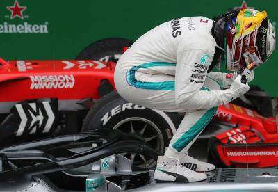 Hamilton relishes ‘surprise’ victory after Verstappen clash