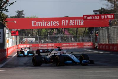 Russell ‘relieved’ to end nightmare Azerbaijan GP weekend for Williams