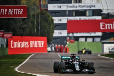 Lewis Hamilton (GBR) Mercedes AMG F1 W11.