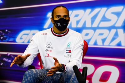 Race winner and World Champion Lewis Hamilton (GBR) 