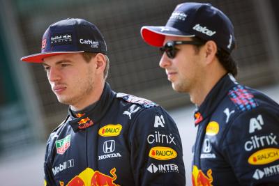 Max Verstappen (NLD), Red Bull Racing and Sergio Perez (MEX), Red Bull Racing 