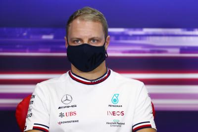 Valtteri Bottas (FIN) Mercedes AMG F1 in the FIA Press Conference.