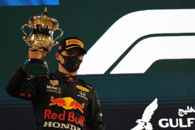 2nd place Max Verstappen (NLD) Red Bull Racing.
