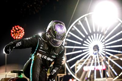 Race winner Lewis Hamilton (GBR) Mercedes AMG F1 in parc ferme.